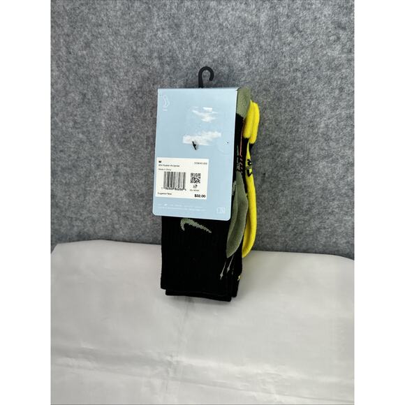 Nike x Nocta Drake DRI-FIT Crew Socks 3 Pack Black Men's Size 6-8 DD9240-909 - Picture 3 of 11